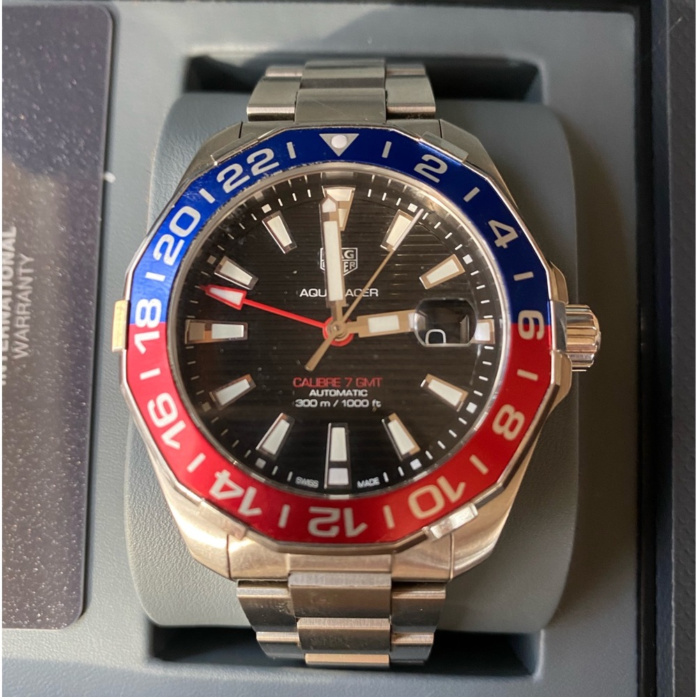 Tag Heuer Aquaracer Calibre 7 GMT.